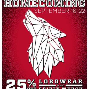 Image for: Homecoming sale - UNM Bookstores