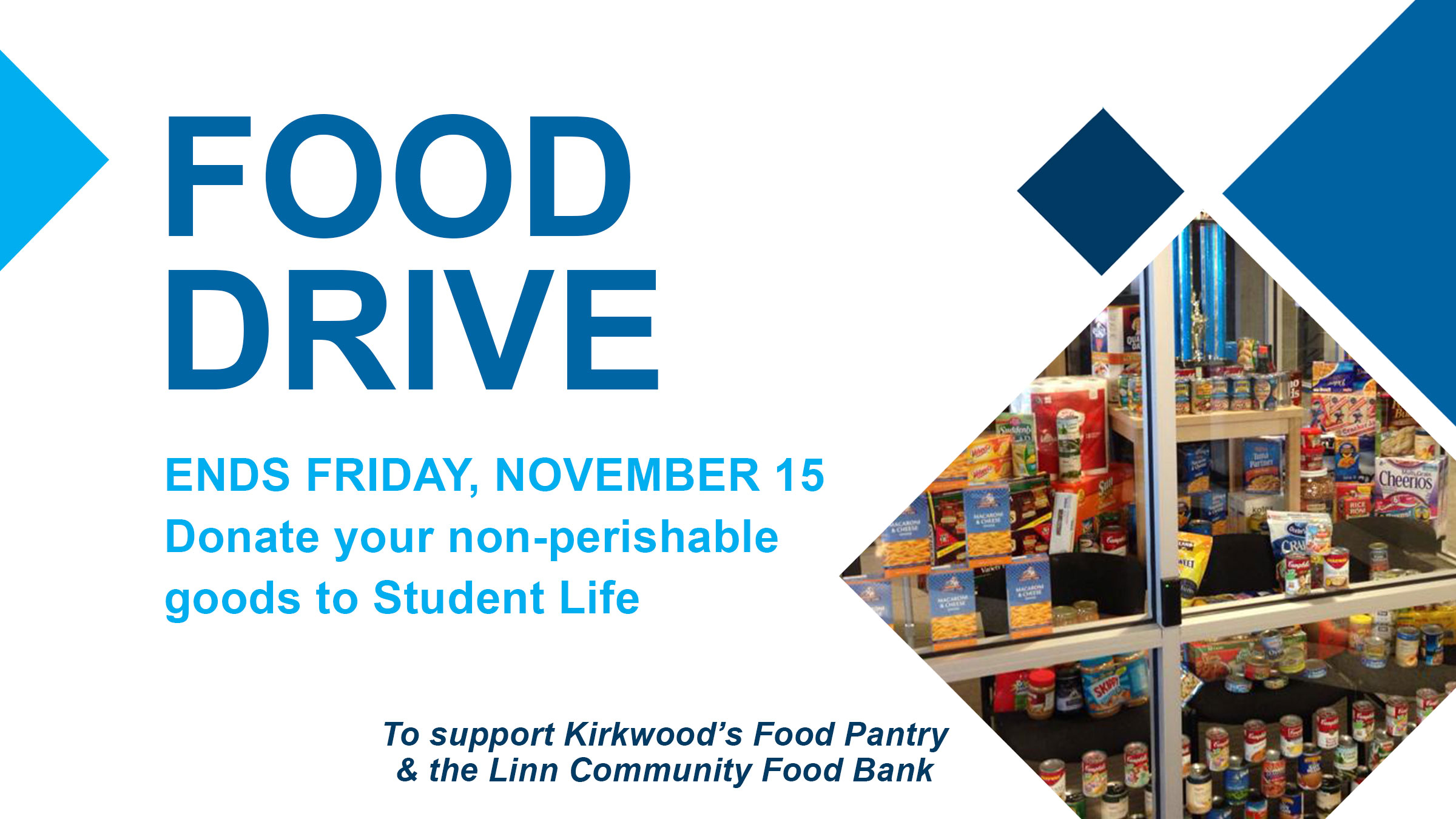 Kirkwood Events Food Drive