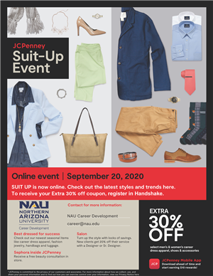 NAU Events JCPenney Suit Up Event NAU Events JCPenney Suit Up Event
