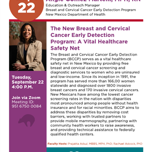 Image for: CCPS Program Meeting - Angie Gomez Martelli, MPH, RN