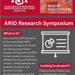 Image for: ARID Research Symposium