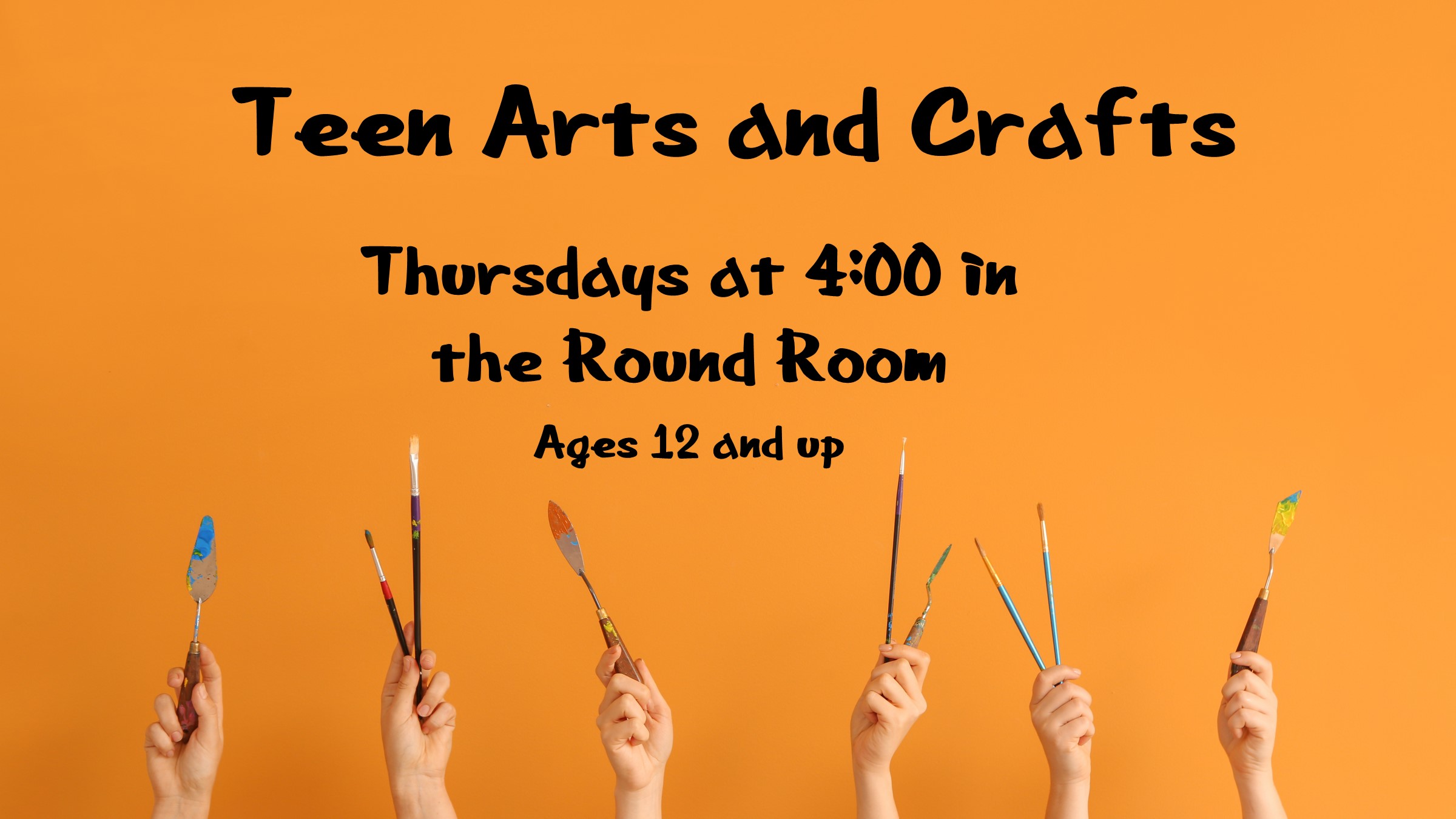 Teen Crafts and Events for January