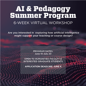 Image for: 2026 AI and Pedagogy Program: Deadline to register June 8
