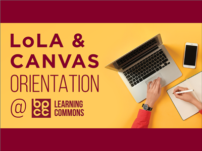 BPCC Events Calendar - LoLA & Canvas Orientation