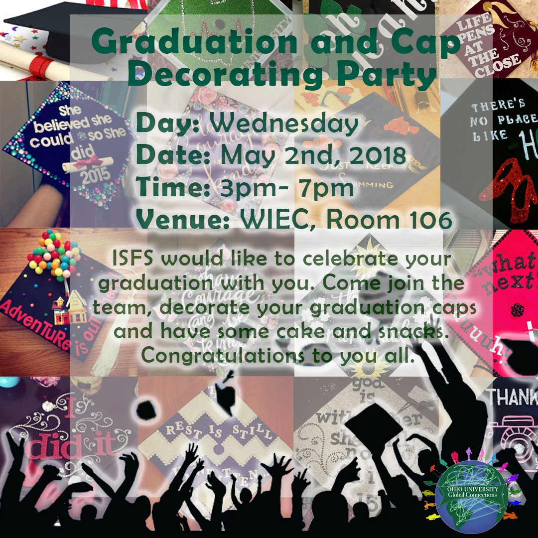 Ohio Calendar Of University Events Graduation And Cap Decorating