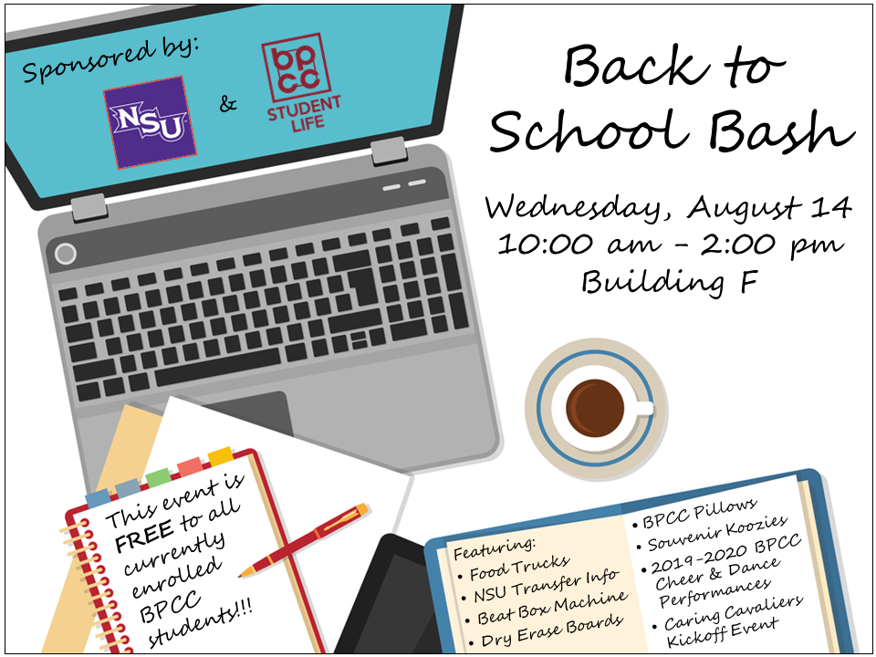 Bpcc Events Calendar Back To School Bash