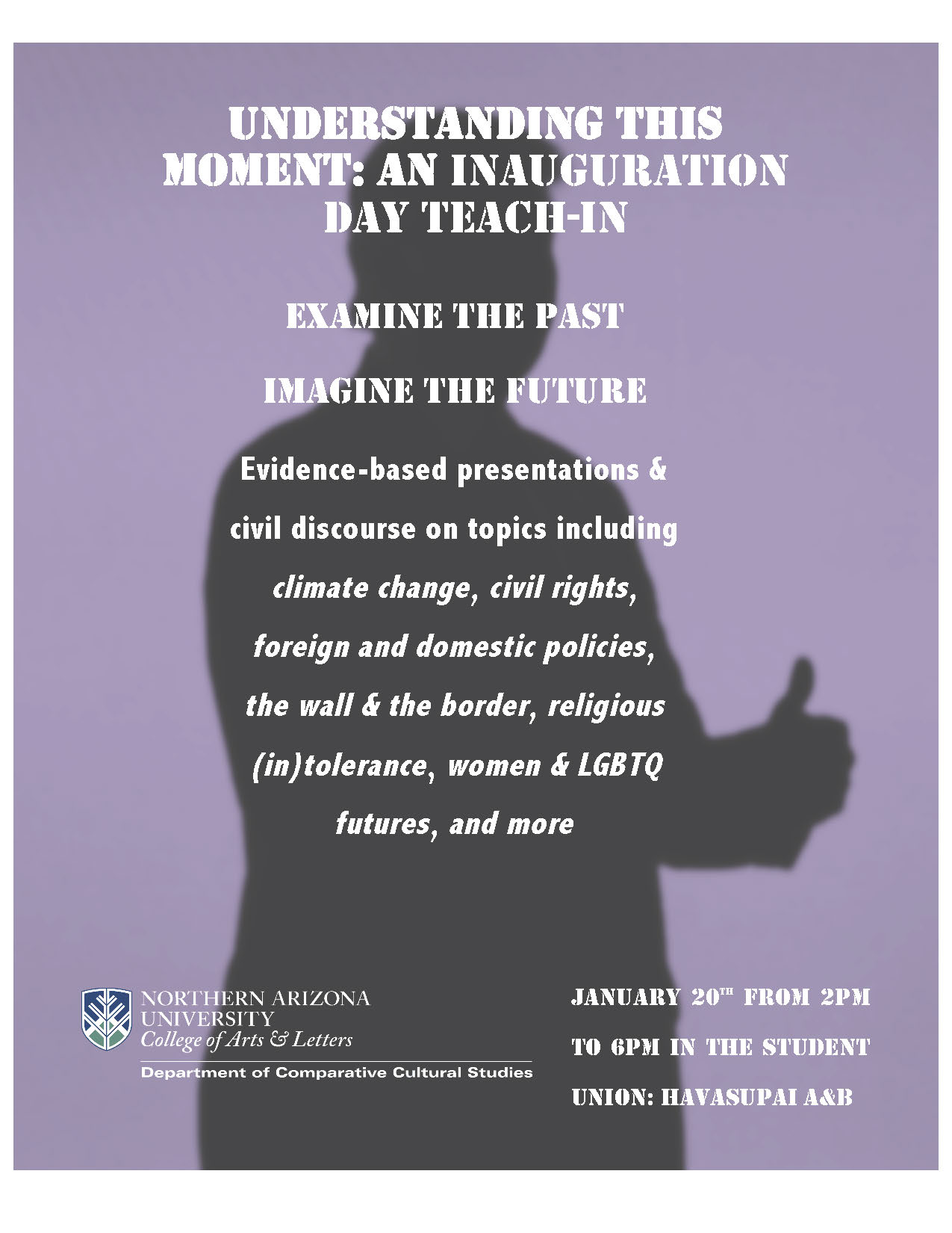 NAU Events - Understanding this Moment: An Inauguration Teach-In