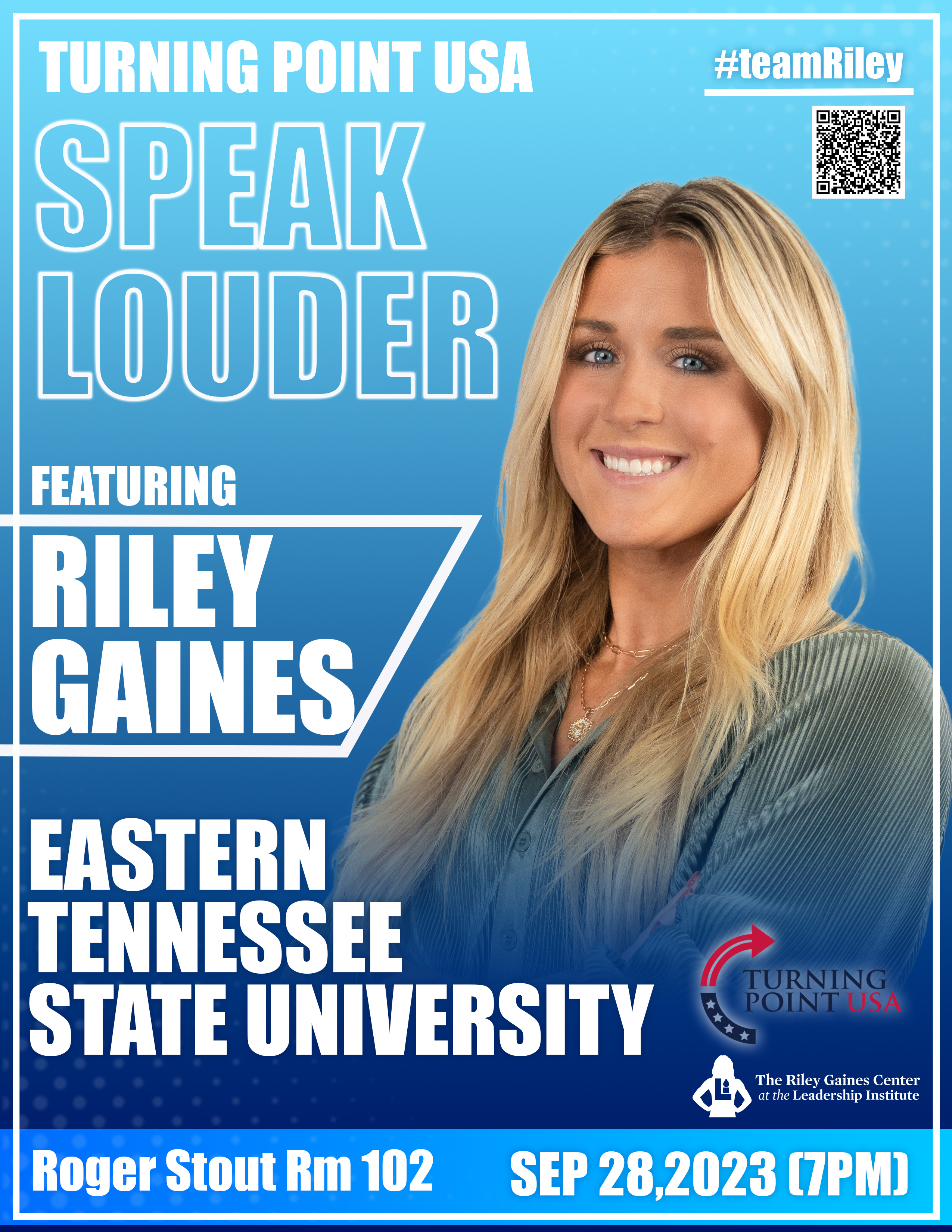 Riley Gaines takes 'Speak Louder' tour to ETSU, advocates for fair  competition in women's sports