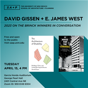 Image for: 2023 On The Brinck Winners in Conversation: David Gissen + E. James West