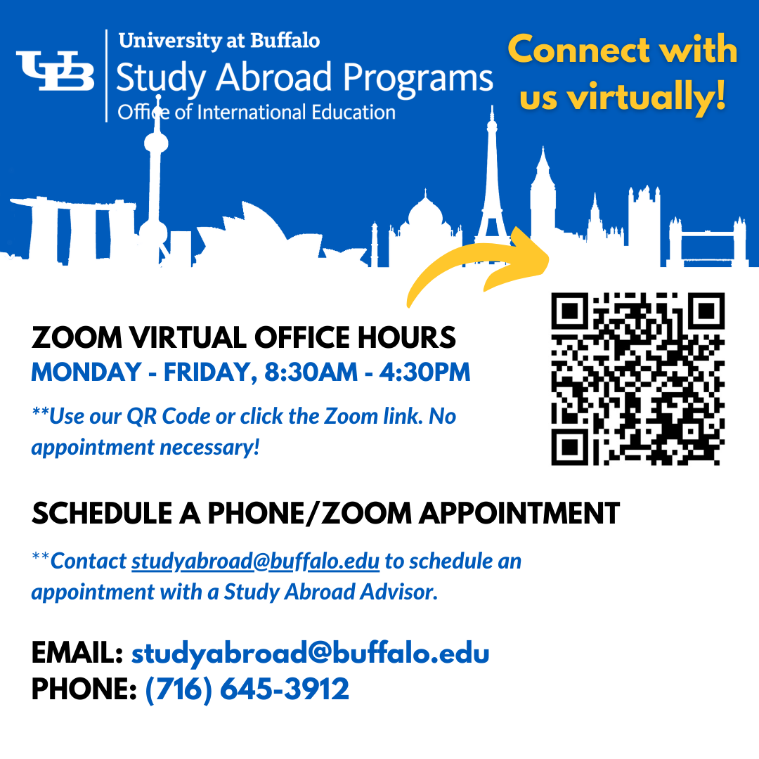 UB Events Calendar - Virtual: Study Abroad Office Hours via Zoom