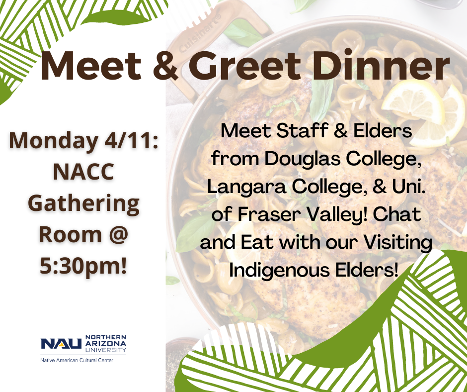 NAU Events - NAU Indigenous Community Connections Meet and Greet Dinner