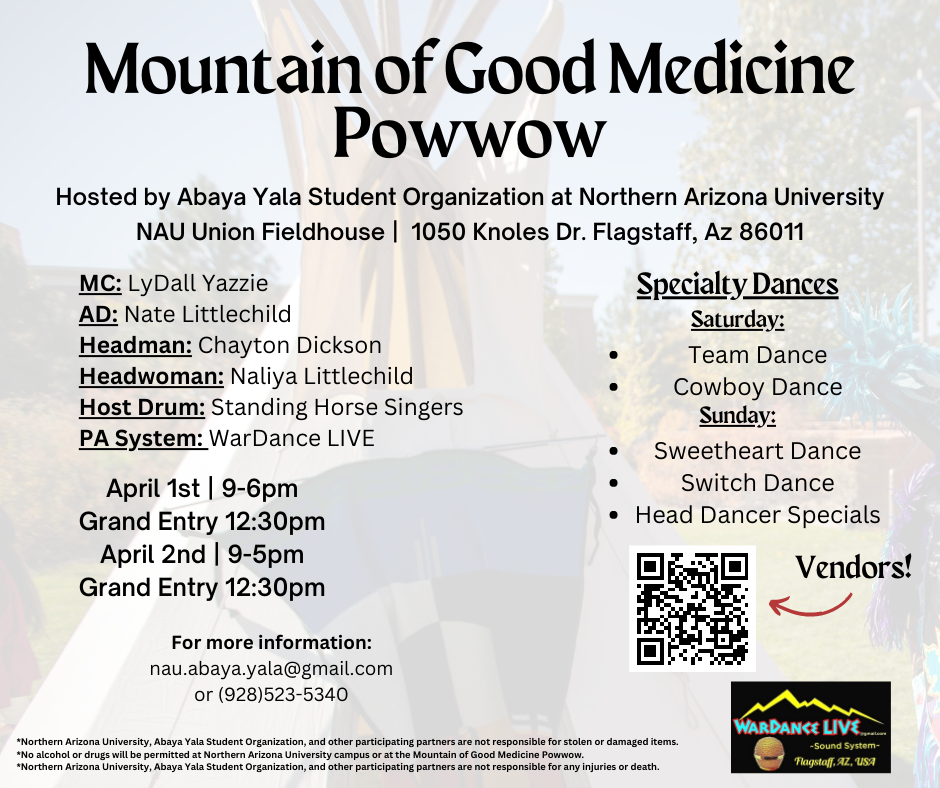 NAU Events Mountain of Good Medicine Powwow