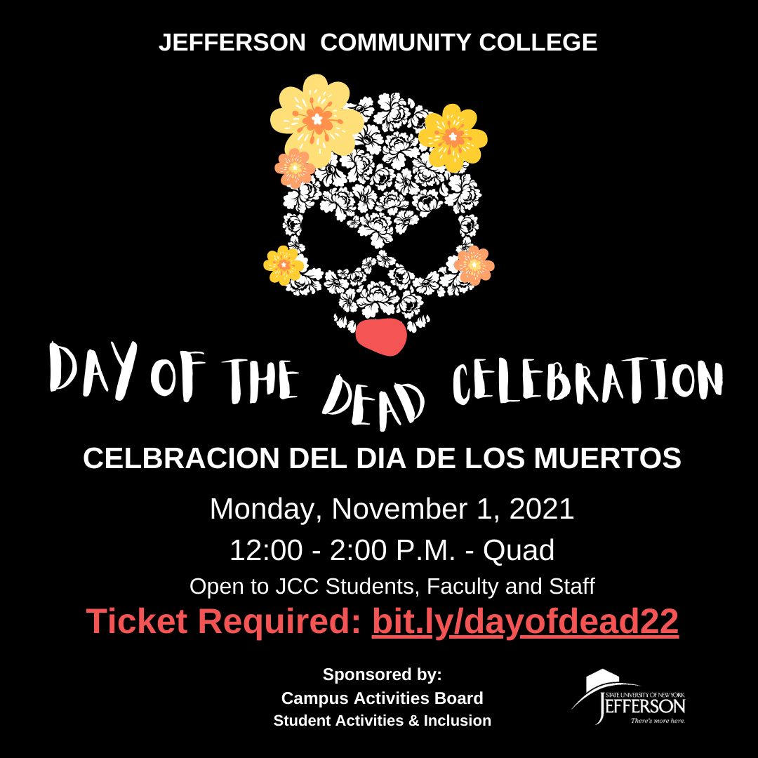 SUNY Jefferson Calendar - DEI: Day of the Dead Celebration