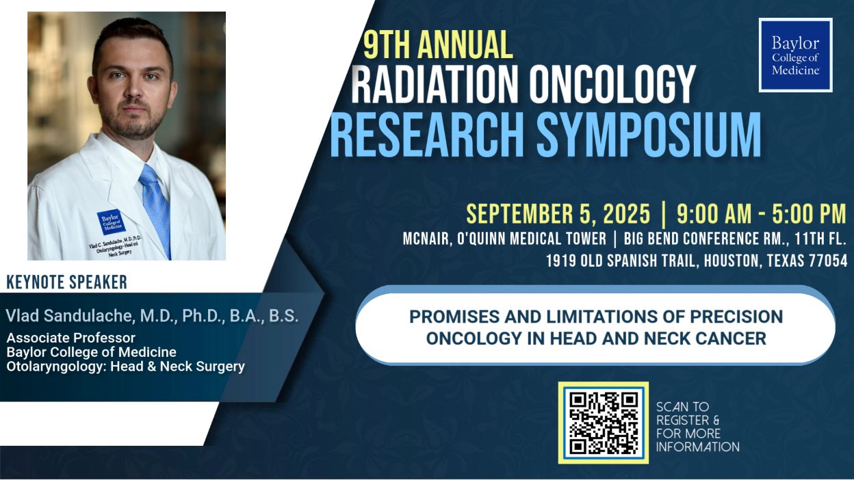 BCM Public Calendar - 9th Annual Radiation Oncology Research Symposium