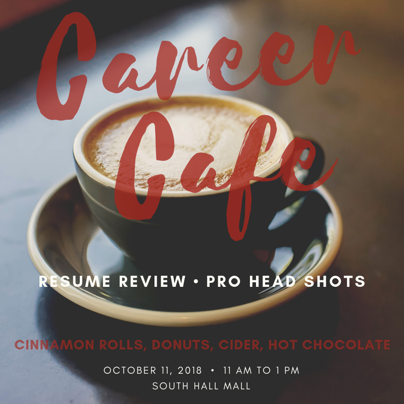 mansfield university career cafe food resume reviews headshots