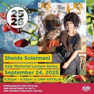 Image for: Gale Memorial Lecture Series: Sheila Soleimani 