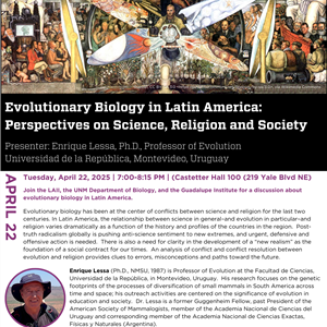 Image for: Evolutionary Biology in Latin America: Perspectives on Science, Religion and Society