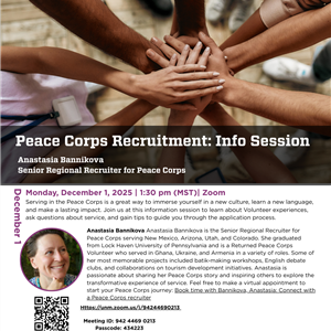 Image for: Peace Corps Recruitment: Info Session