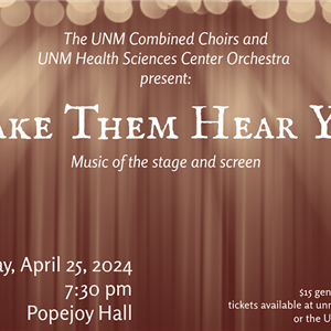 Image for: UNM Combined Choirs & Health Sciences Center Orchestra