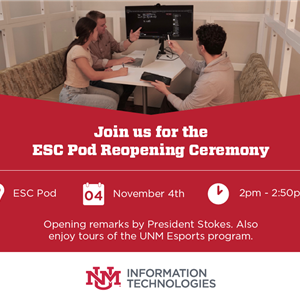 Image for: Makerspace ESC Pod Reopening Ceremony