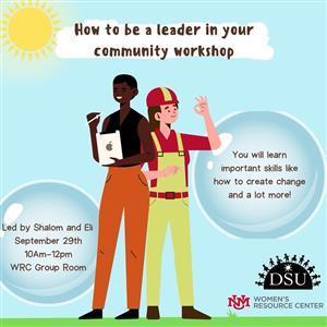 Image for: How To Be A Leader In Your Community Workshop