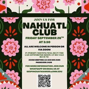 Image for: Nahuatl Club