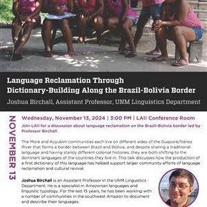 Image for: Language Reclamation through Dictionary Building along the Brazil-Bolivia Border