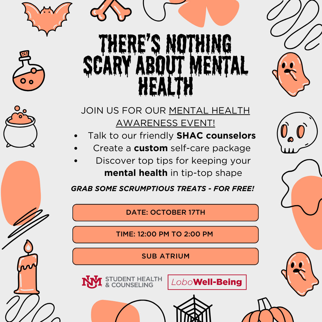 Student Health & Counseling - There's Nothing Scary About Mental Health