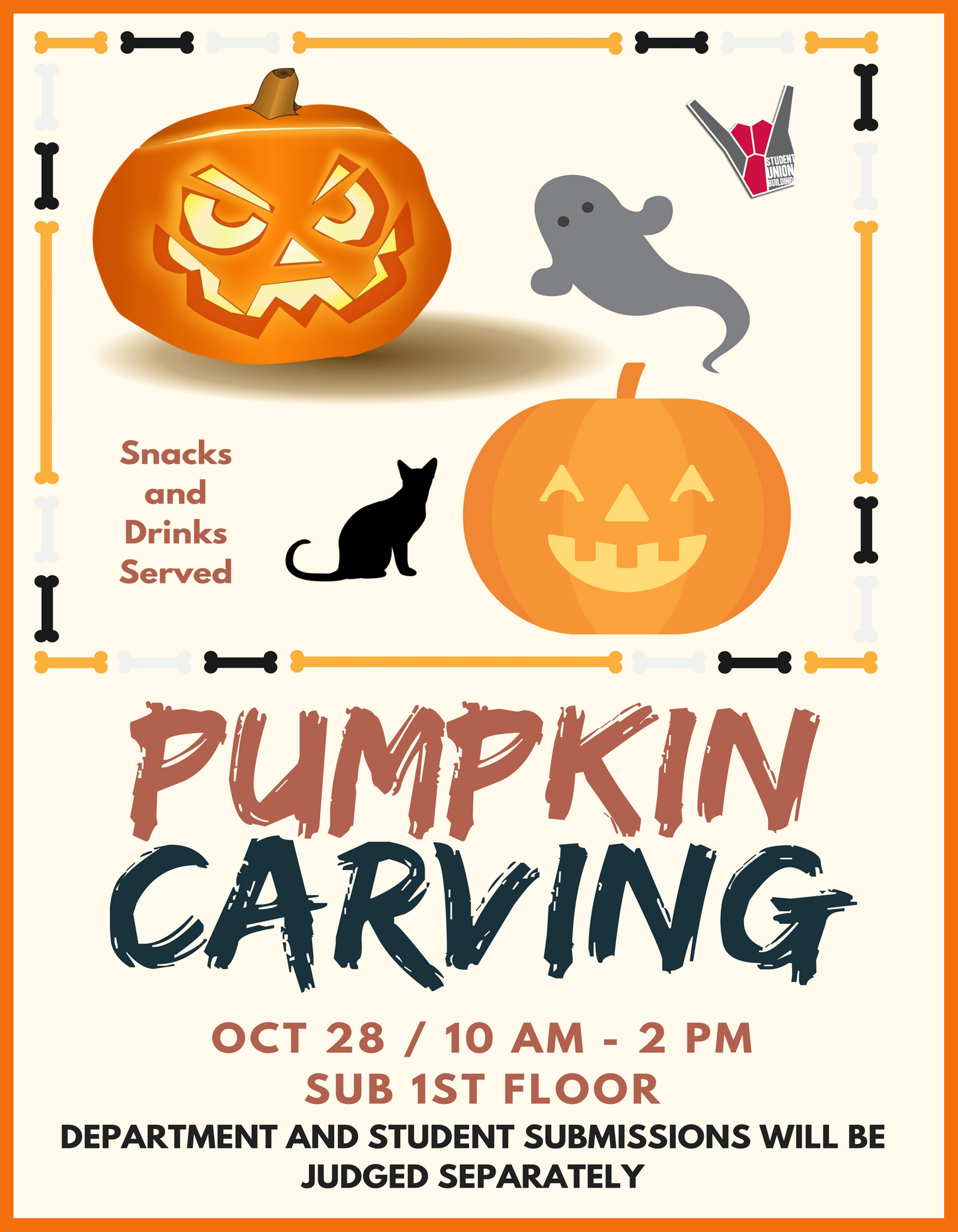 Oct. 28: Pumpkin Carving Contest