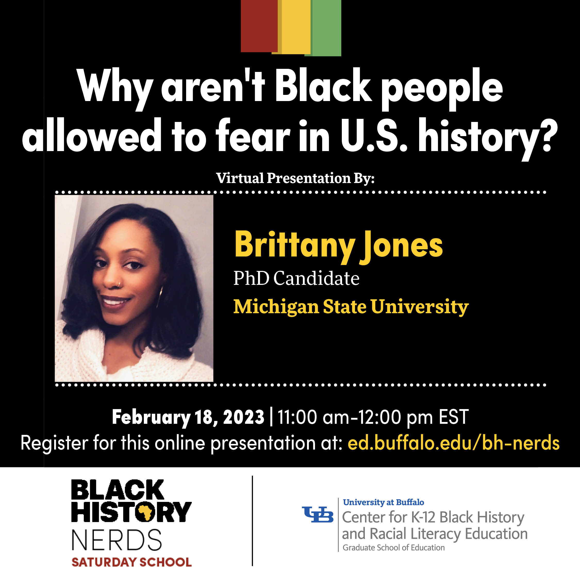 UB Events Calendar - Why aren't Black people allowed to fear in U.S ...