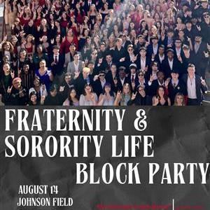 Image for: Fraternity and Sorority Life Block Party