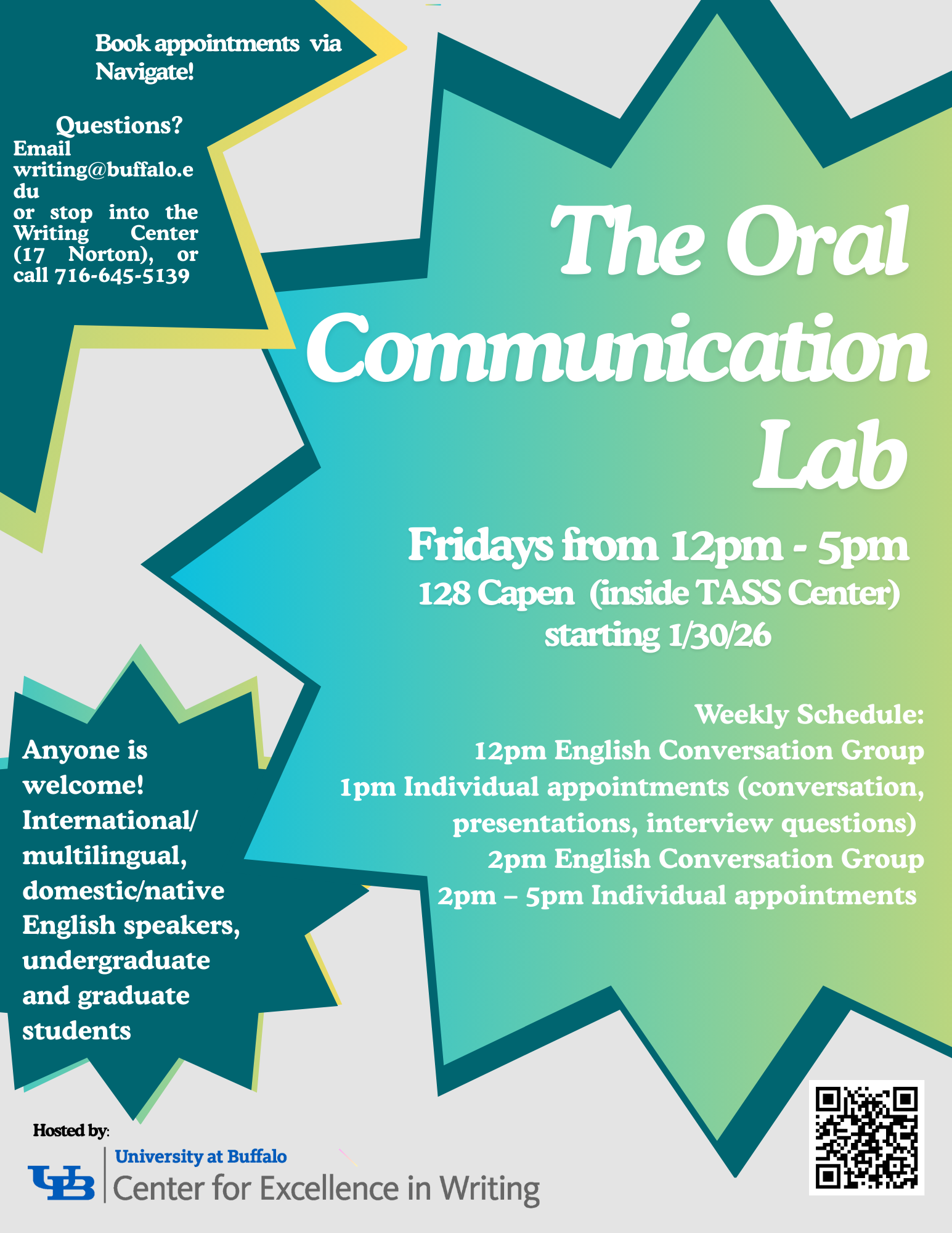 UB Events Calendar - Oral Communication Lab (OCL)