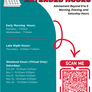 Image for: Extended Advisement Hours