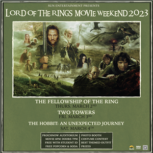 NAU Events - Lord of the Rings Movie Weekend