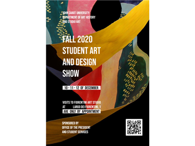 JCU Events Calendar - Fall 2020 Student Art and Design Show