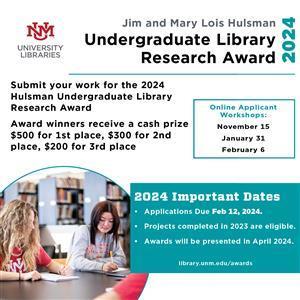 Image for: Hulsman Undergraduate Library Research Award Winner Exhibit