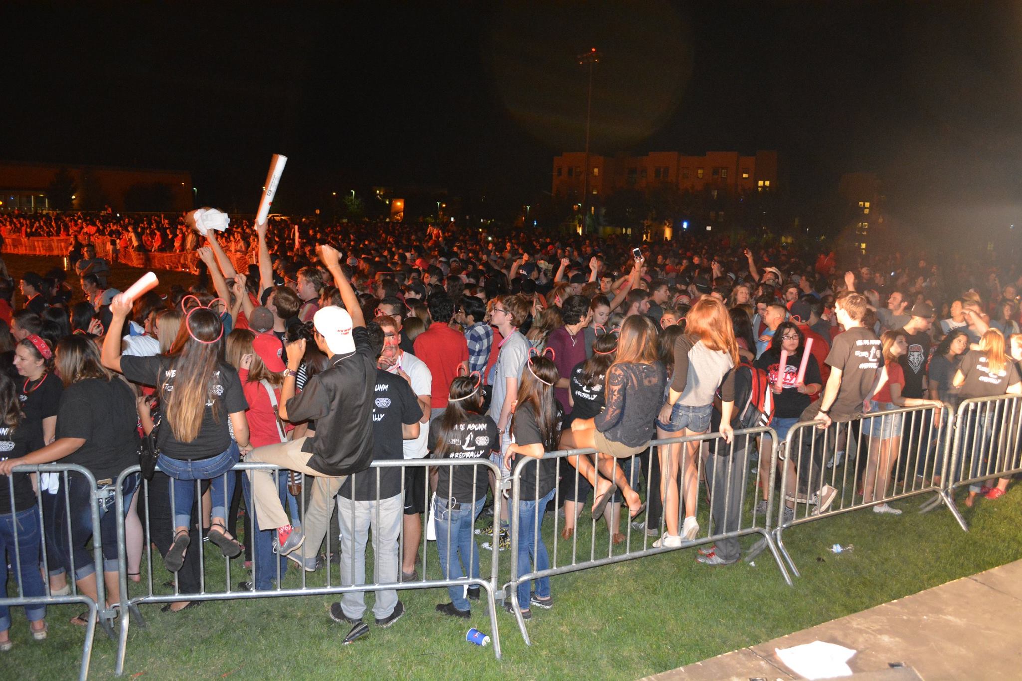 Red Rally Crowd Student Activities - Red Rally