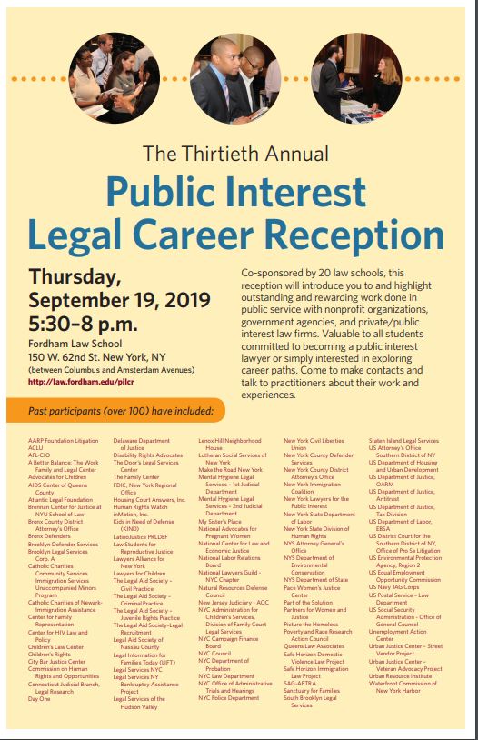 Fordham University School of Law - 30th Annual Public Interest 