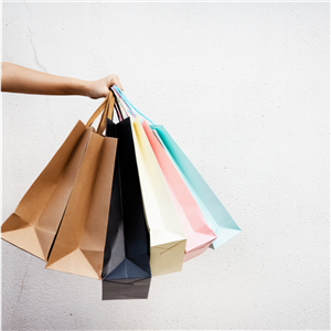 small folding shopping bolsas