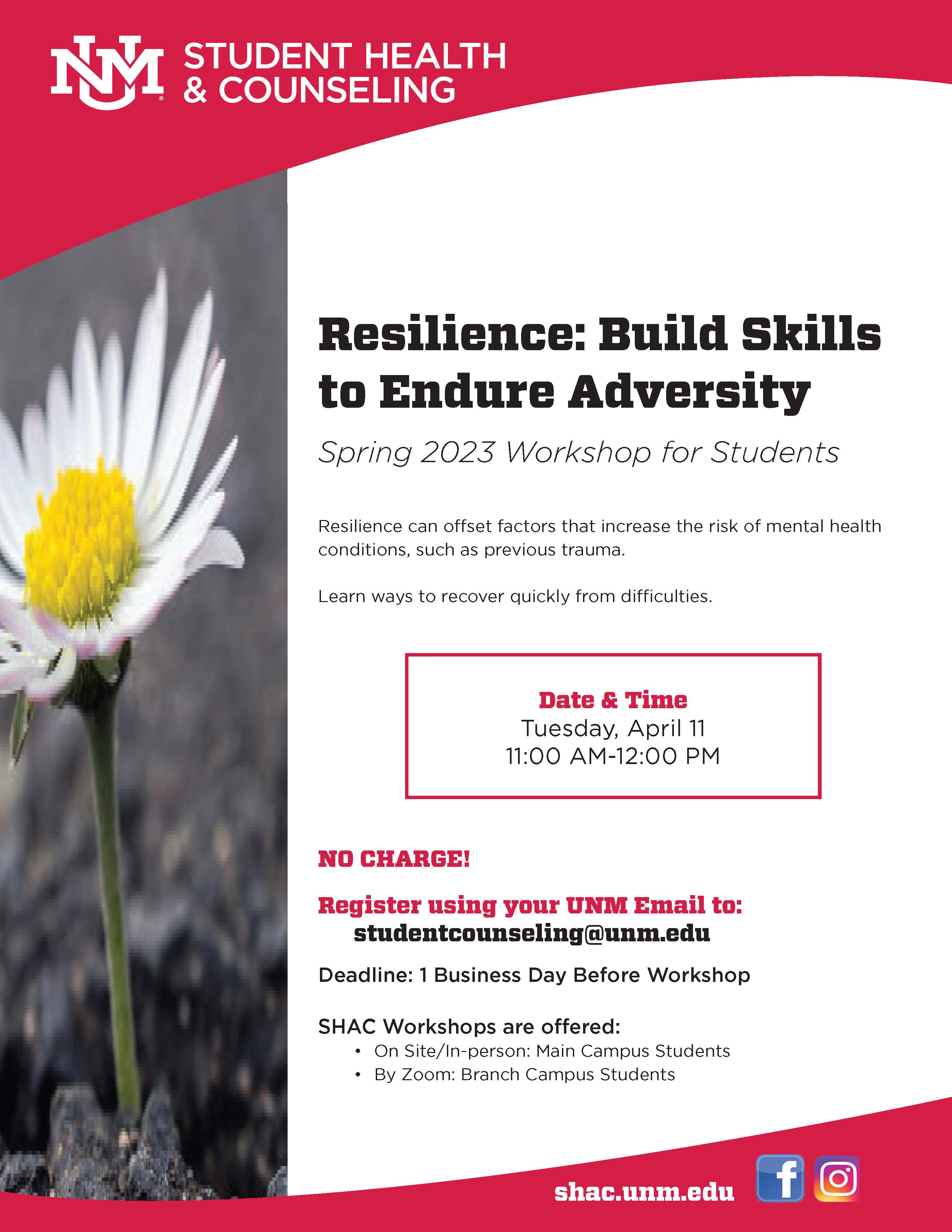 Student Health & Counseling - Resilience: Build Skills to Endure ...